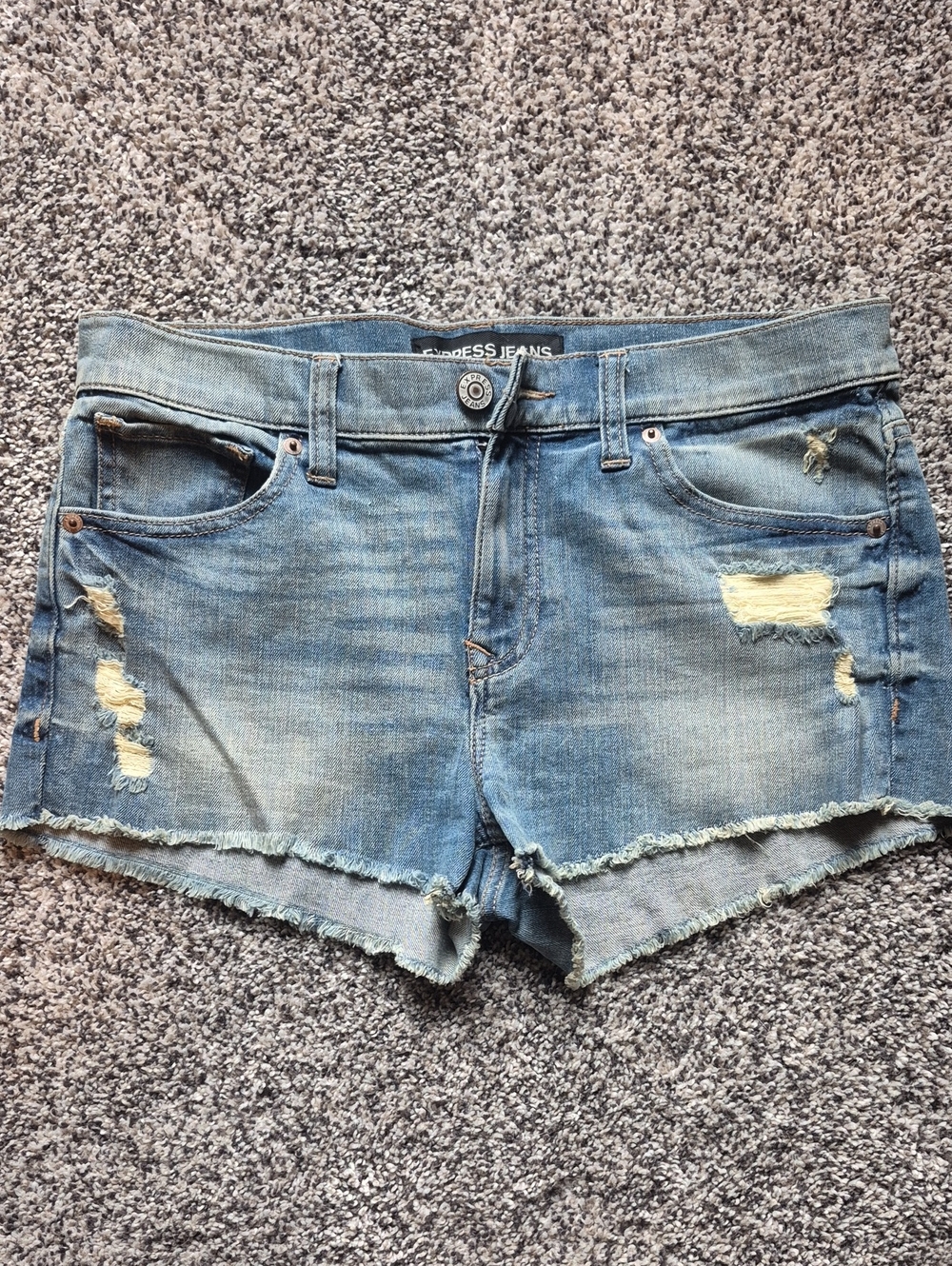 Express jean shorts